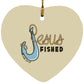 Big Hook - Heart Ornament - Jesus Surfed Apparel Co. 