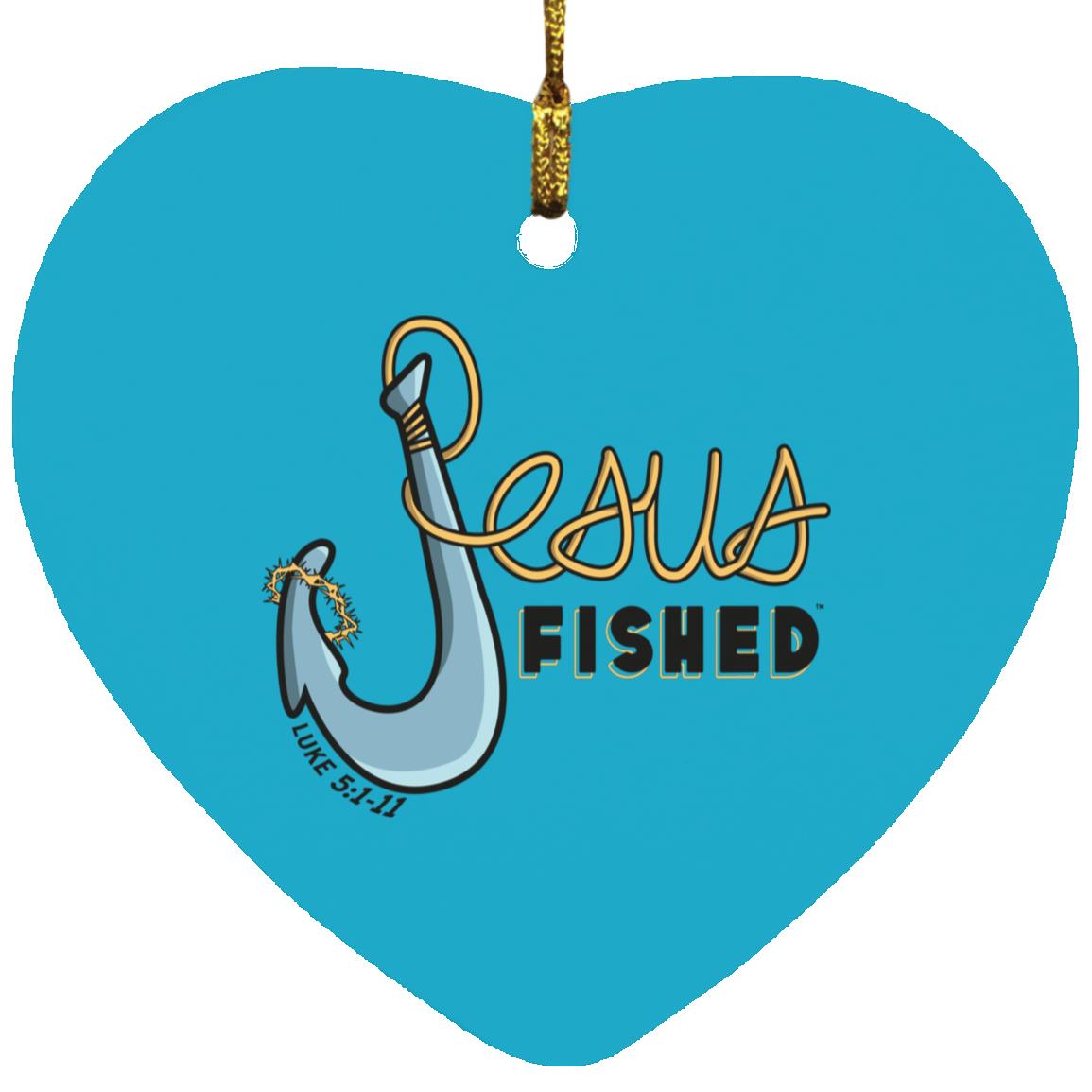 Big Hook - Heart Ornament - Jesus Surfed Apparel Co. 