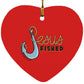 Big Hook - Heart Ornament - Jesus Surfed Apparel Co. 