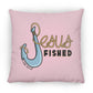 Big Hook - Large Square Pillow - Jesus Surfed Apparel Co. 