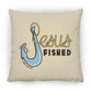 Big Hook - Large Square Pillow - Jesus Surfed Apparel Co. 