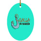 Big Hook - Oval Ornament - Jesus Surfed Apparel Co. 
