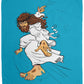 Big Jesus - Cozy Plush Fleece Blanket - 50x60 - Jesus Surfed Apparel Co. 