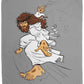 Big Jesus - Cozy Plush Fleece Blanket - 50x60 - Jesus Surfed Apparel Co. 