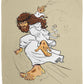 Big Jesus - Cozy Plush Fleece Blanket - 50x60 - Jesus Surfed Apparel Co. 