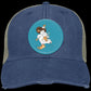 Big Jesus - Distressed Ollie Cap - Circle Patch - Jesus Surfed Apparel Co. 