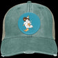 Big Jesus - Distressed Ollie Cap - Circle Patch - Jesus Surfed Apparel Co. 