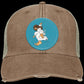 Big Jesus - Distressed Ollie Cap - Circle Patch - Jesus Surfed Apparel Co. 