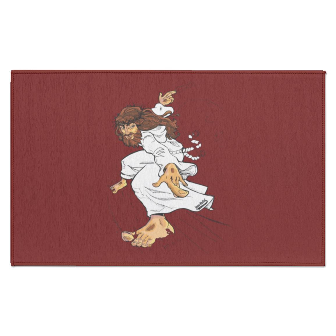 Big Jesus - Indoor Doormat - Jesus Surfed Apparel Co. 