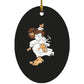 Big Jesus - Oval Ornament - Jesus Surfed Apparel Co. 