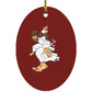 Big Jesus - Oval Ornament - Jesus Surfed Apparel Co. 