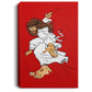 Big Jesus - Portrait Canvas .75in Frame - Jesus Surfed Apparel Co. 