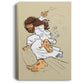 Big Jesus - Portrait Canvas .75in Frame - Jesus Surfed Apparel Co. 