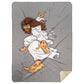 Big Jesus - Premium Mink Sherpa Blanket 60x80 - Jesus Surfed Apparel Co. 