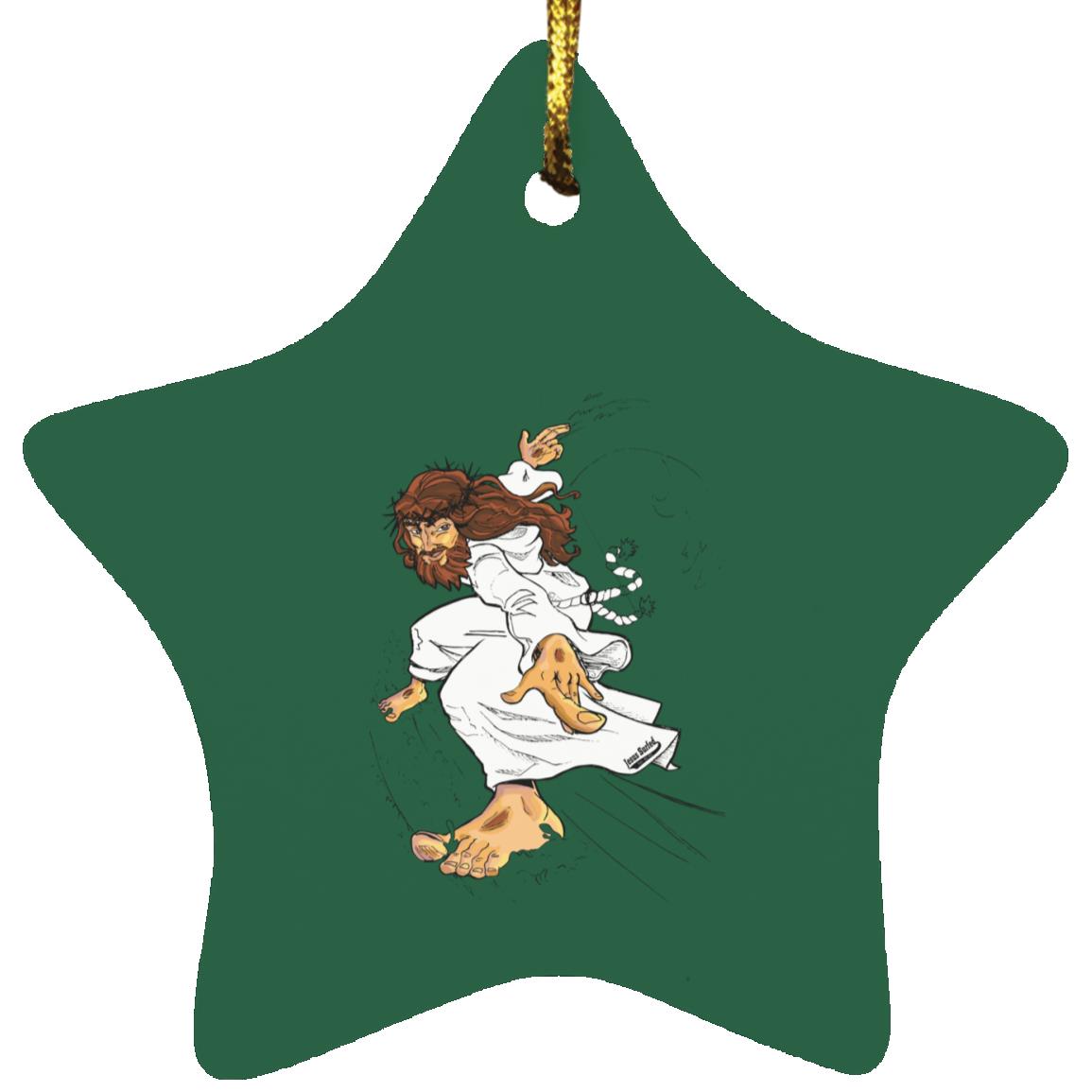 Big Jesus - Star Ornament - Jesus Surfed Apparel Co. 