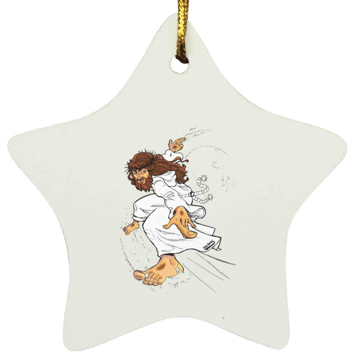 Big Jesus - Star Ornament - Jesus Surfed Apparel Co. 