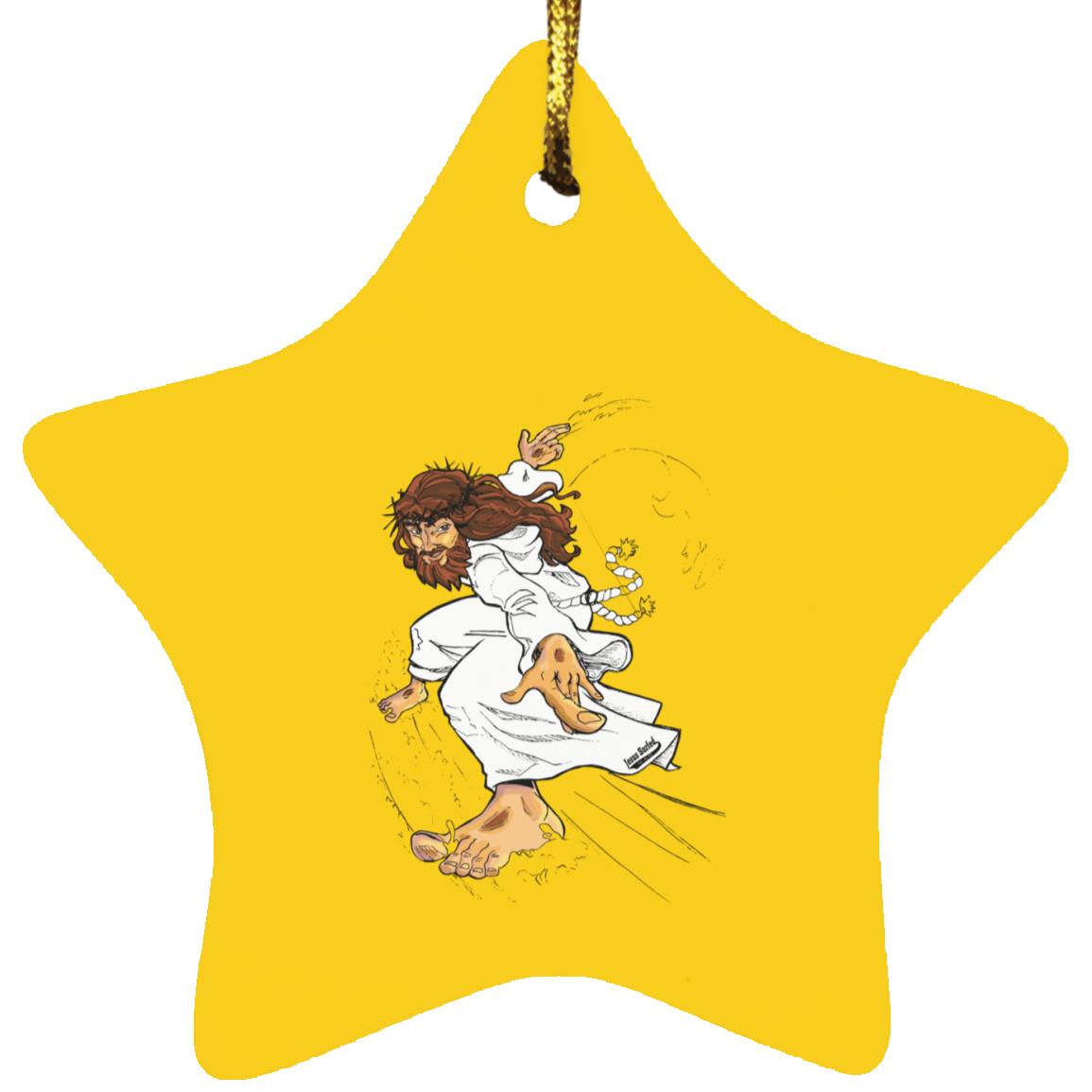 Big Jesus - Star Ornament - Jesus Surfed Apparel Co. 