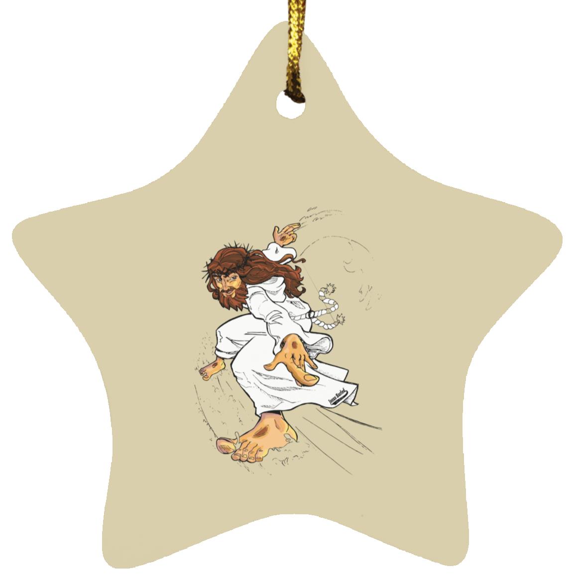 Big Jesus - Star Ornament - Jesus Surfed Apparel Co. 