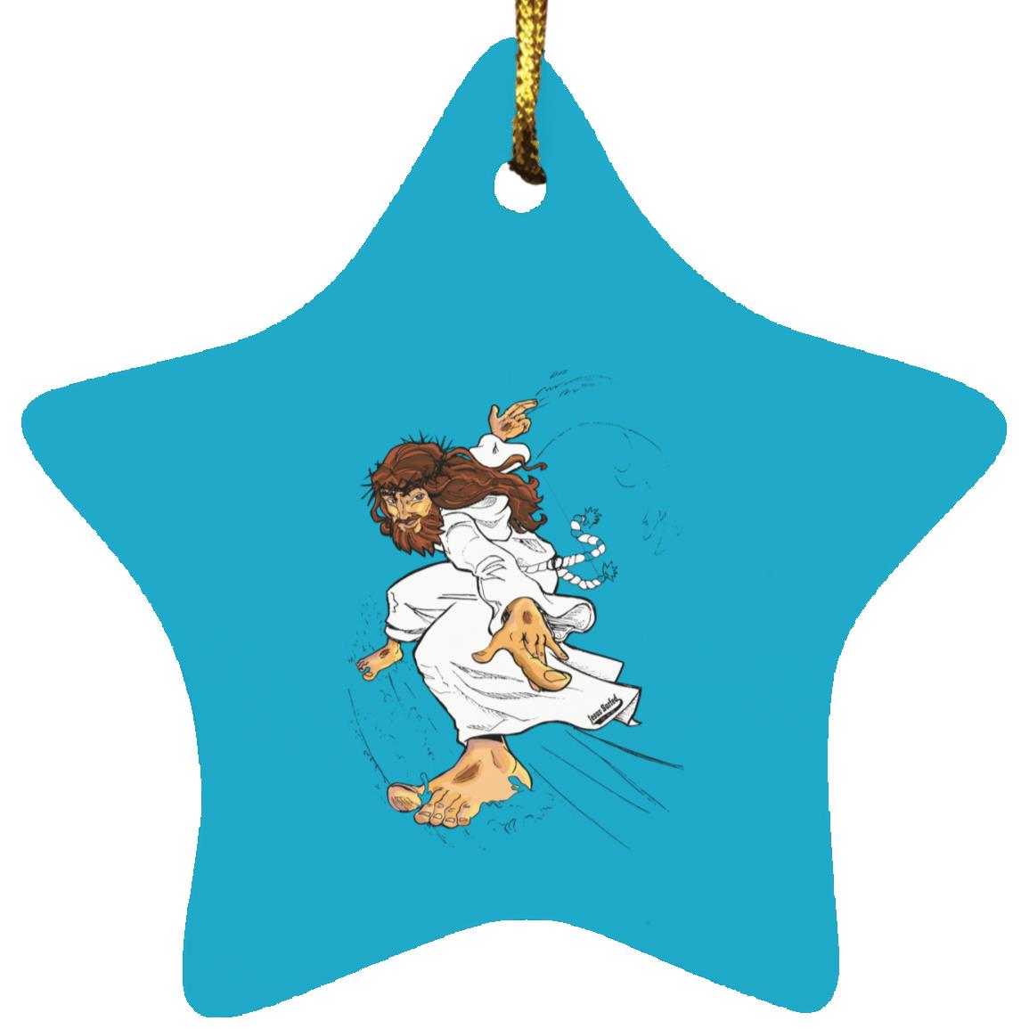 Big Jesus - Star Ornament - Jesus Surfed Apparel Co. 