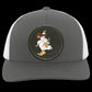 Big Jesus - Trucker Snap Back - Circle Patch - Jesus Surfed Apparel Co. 