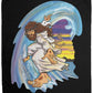 Big Jesus Wave - Cozy Plush Fleece Blanket - 50x60 - Jesus Surfed Apparel Co. 