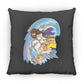 Big Jesus Wave - Large Square Pillow - Jesus Surfed Apparel Co. 