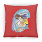 Big Jesus Wave - Large Square Pillow - Jesus Surfed Apparel Co. 