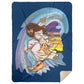 Big Jesus Wave - Premium Mink Sherpa Blanket 60x80 - Jesus Surfed Apparel Co. 