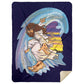 Big Jesus Wave - Premium Mink Sherpa Blanket 60x80 - Jesus Surfed Apparel Co. 