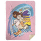 Big Jesus Wave - Premium Mink Sherpa Blanket 60x80 - Jesus Surfed Apparel Co. 