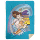 Big Jesus Wave - Premium Mink Sherpa Blanket 60x80 - Jesus Surfed Apparel Co. 