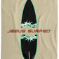 Broken Board - Cozy Plush Fleece Blanket - 60x80 - Jesus Surfed Apparel Co. 