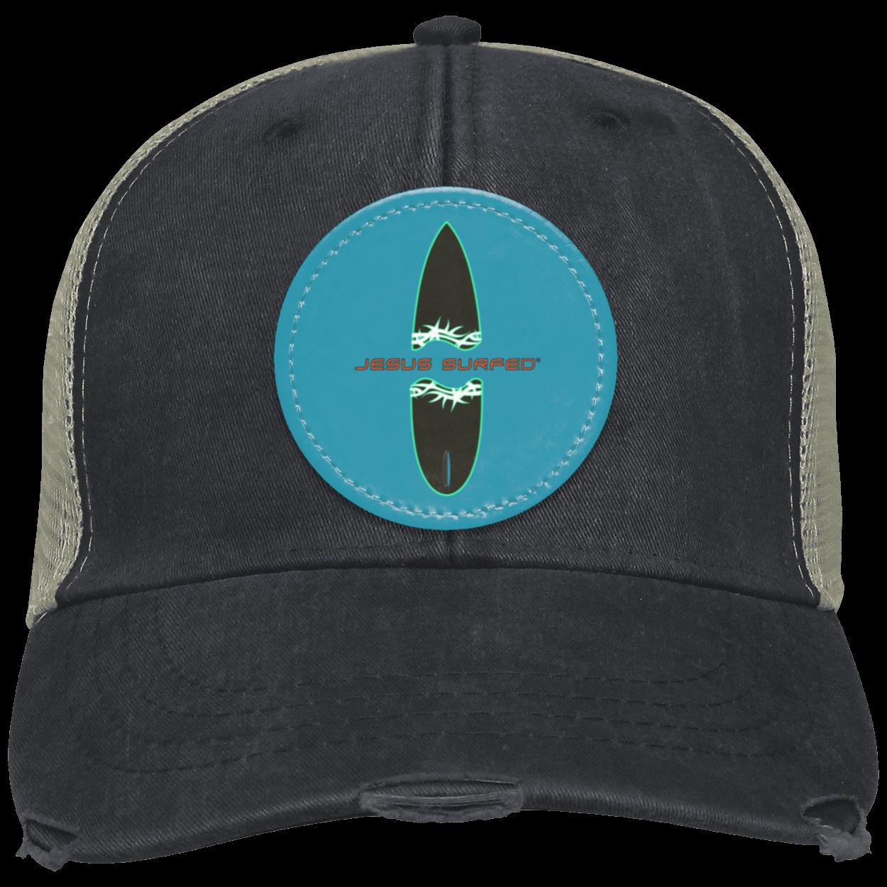 Broken Board - Distressed Ollie Cap - Circle Patch - Jesus Surfed Apparel Co. 