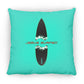 Broken Board - Large Square Pillow - Jesus Surfed Apparel Co. 
