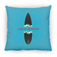 Broken Board - Large Square Pillow - Jesus Surfed Apparel Co. 