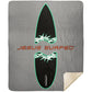 Broken Board - Premium Mink Sherpa Blanket 50x60 - Jesus Surfed Apparel Co. 