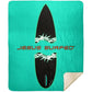 Broken Board - Premium Mink Sherpa Blanket 50x60 - Jesus Surfed Apparel Co. 