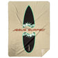 Broken Board - Premium Mink Sherpa Blanket 60x80 - Jesus Surfed Apparel Co. 