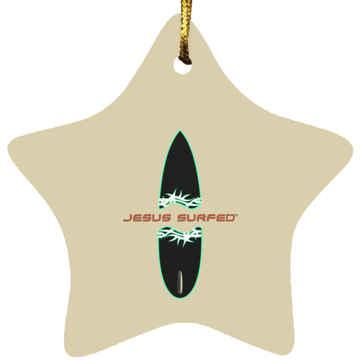 Broken Board - Star Ornament - Jesus Surfed Apparel Co. 