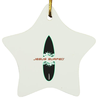 Broken Board - Star Ornament - Jesus Surfed Apparel Co. 