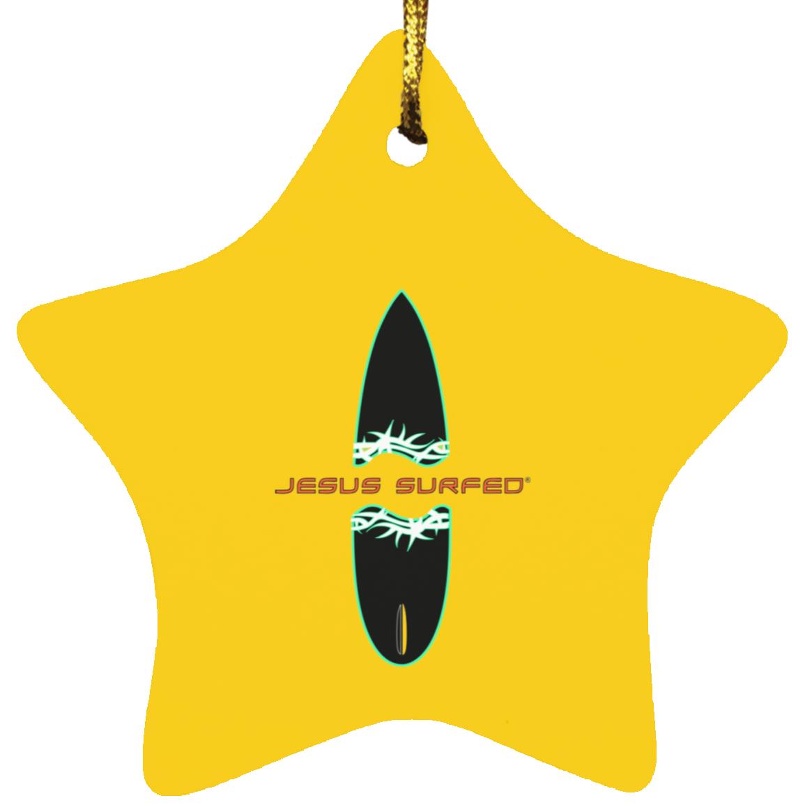 Broken Board - Star Ornament - Jesus Surfed Apparel Co. 