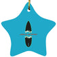 Broken Board - Star Ornament - Jesus Surfed Apparel Co. 