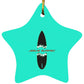 Broken Board - Star Ornament - Jesus Surfed Apparel Co. 