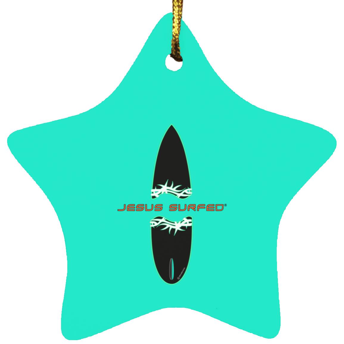Broken Board - Star Ornament - Jesus Surfed Apparel Co. 
