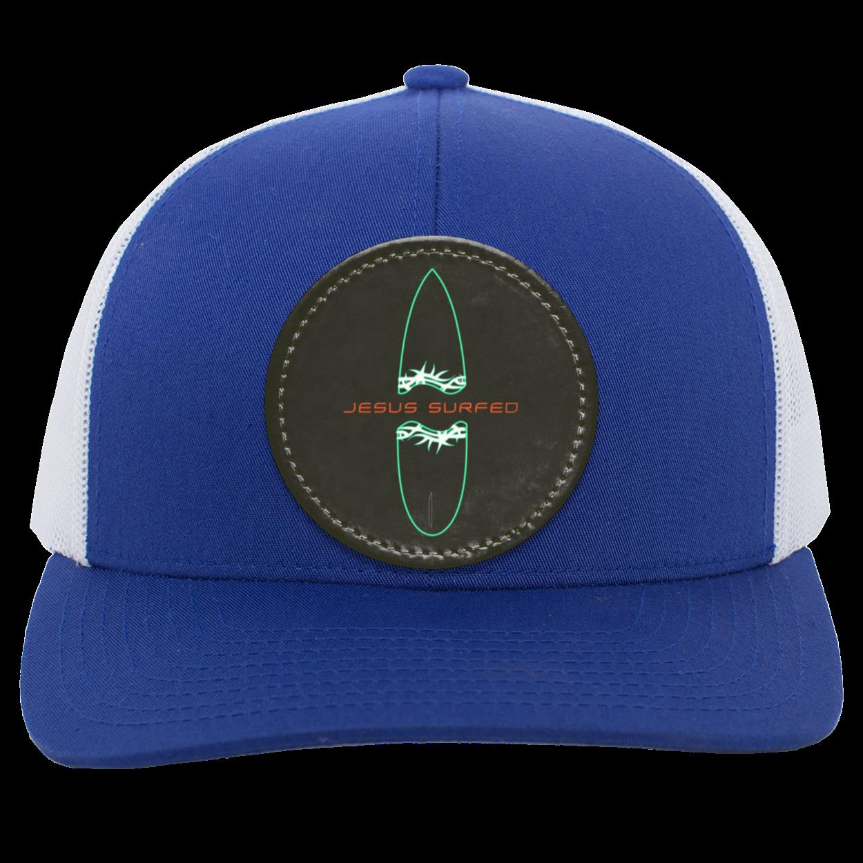 Broken Board - Trucker Snap Back - Circle Patch - Jesus Surfed Apparel Co. 