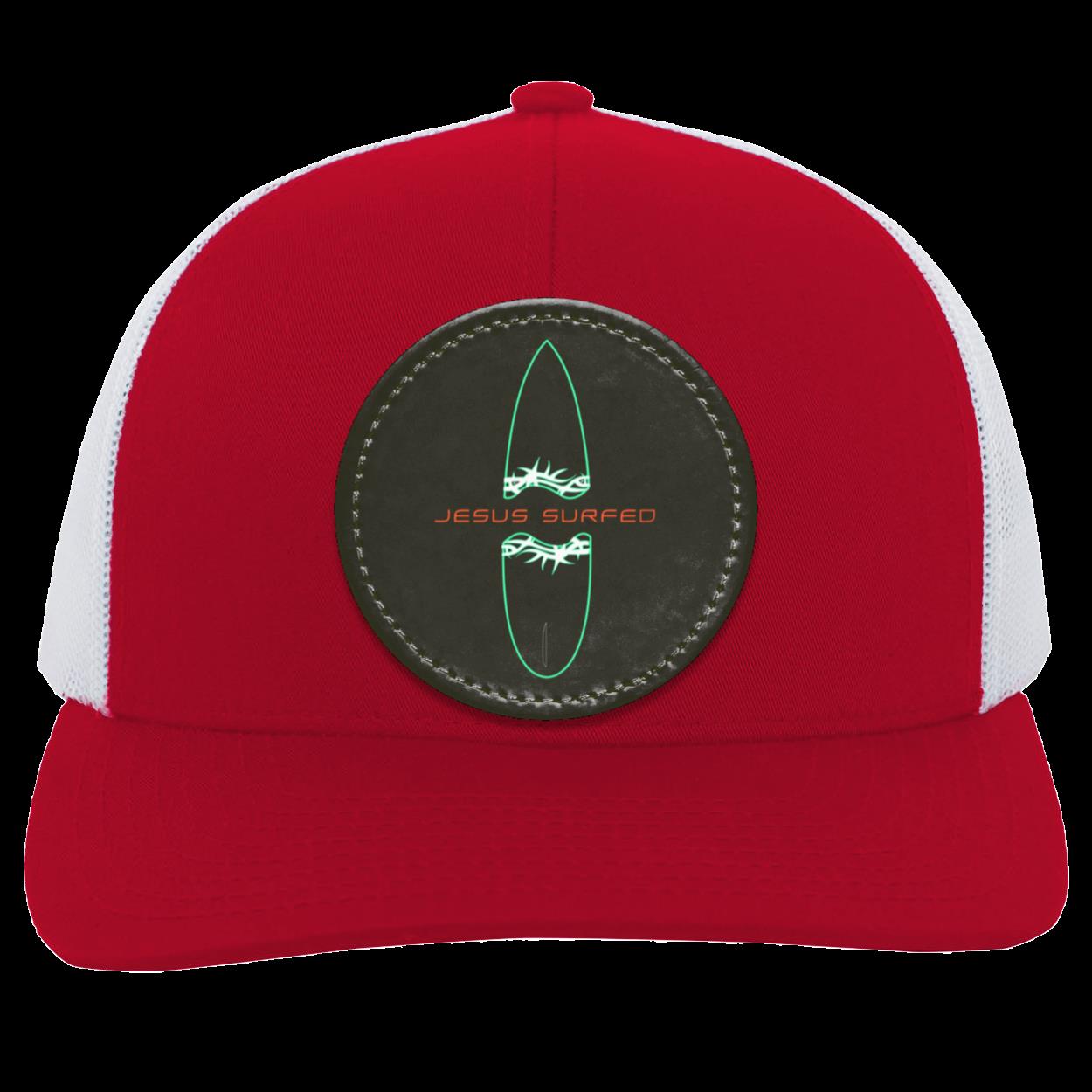 Broken Board - Trucker Snap Back - Circle Patch - Jesus Surfed Apparel Co. 