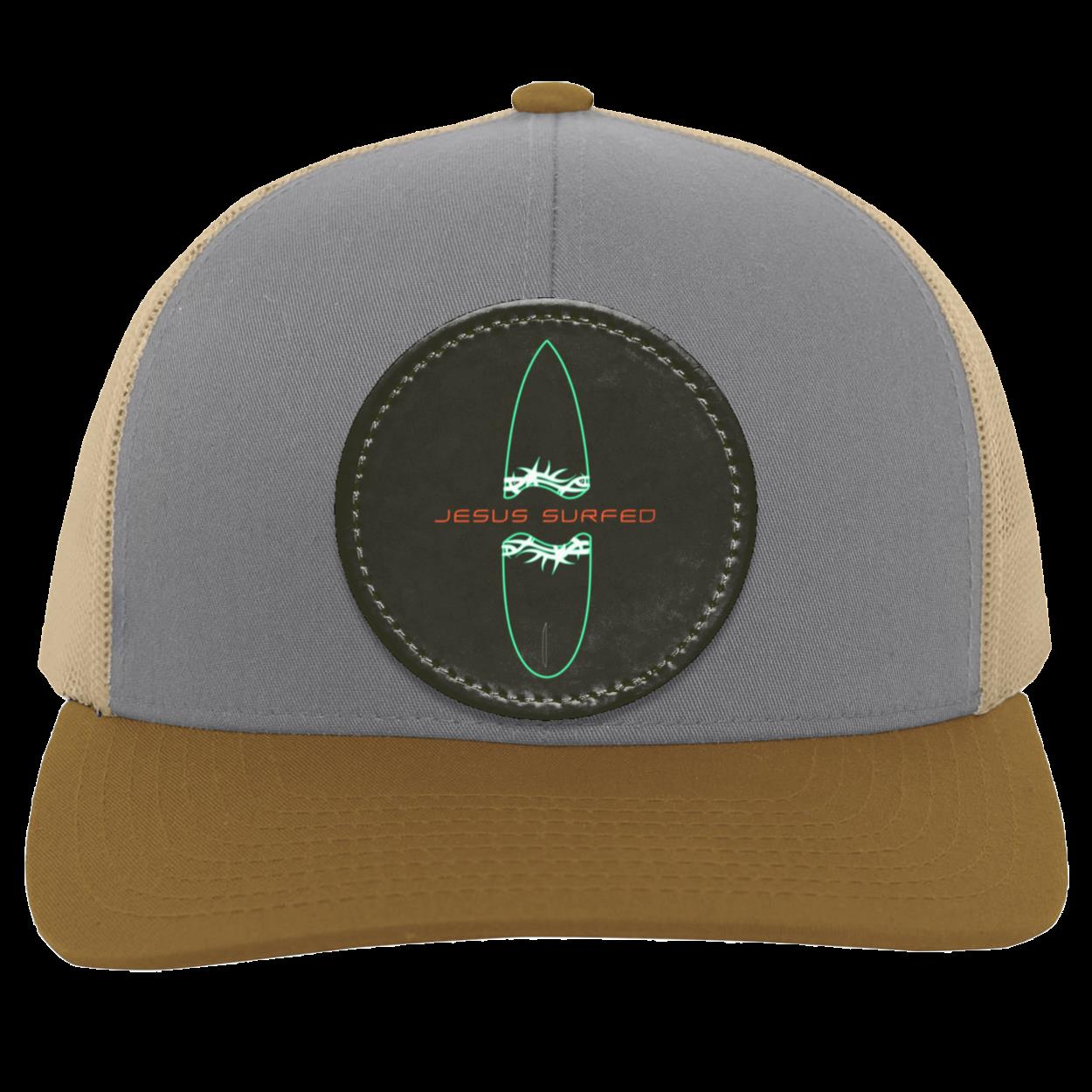 Broken Board - Trucker Snap Back - Circle Patch - Jesus Surfed Apparel Co. 