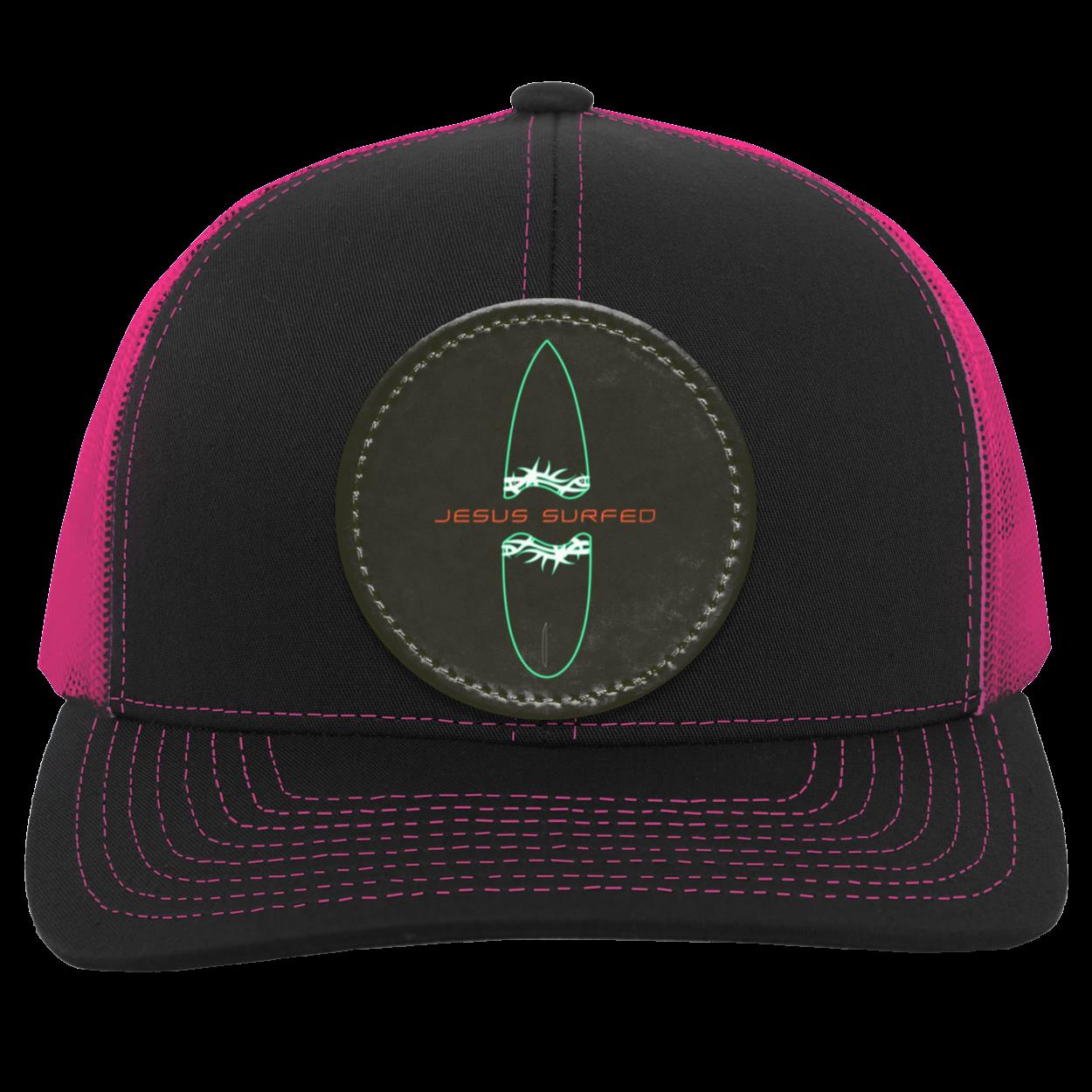 Broken Board - Trucker Snap Back - Circle Patch - Jesus Surfed Apparel Co. 