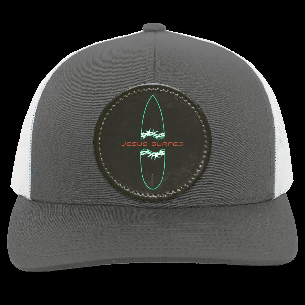 Broken Board - Trucker Snap Back - Circle Patch - Jesus Surfed Apparel Co. 