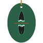 Broken Board Oval - Ornament - Jesus Surfed Apparel Co. 